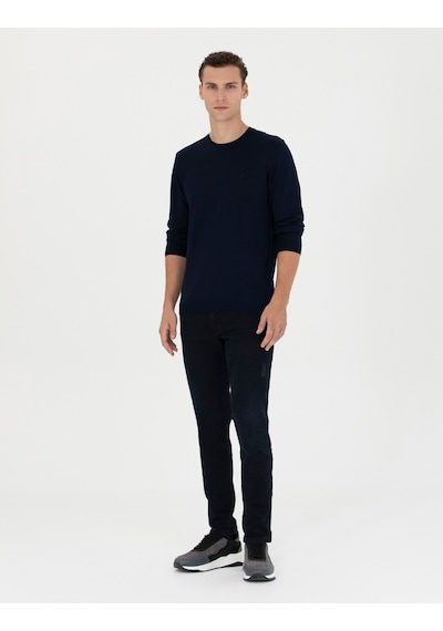 Pierre Cardin Erkek Lacivert Triko Kazak 50270054-vr033 Lacivert