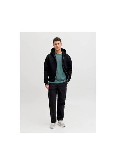 Jack & Jones Jack Jones Erkek Kabartma Yazı Desenli Tişört 12289936 North Atlantic