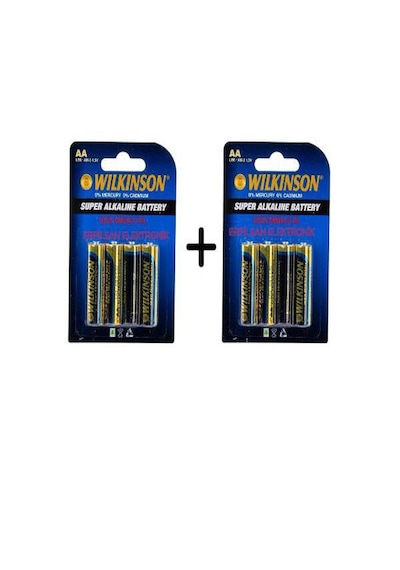Wilkinson Lr6 Am-3 Süper Alkalin Aa Kalem Pil 8'li