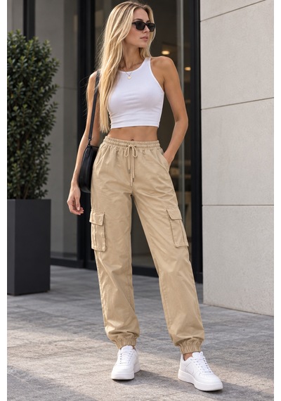 Gugus Outlet Alt Giyim Modelleri Camel-kargo-cep-pantolon