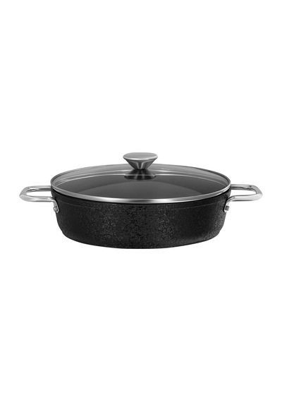 Noir Titanyum Kısa Tencere - Siyah - 24 Cm 8684427129838 Siyah