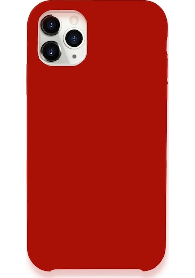 Gld-spt- Newface Apple Uyumlu iPhone 11 Pro Kılıf Lansman Legant Silikon - Kırmızı