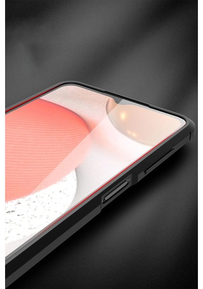 Ilkeshop Newface Samsung Galaxy Uyumlu A12 Kılıf Auto Focus Kapak - Kırmızı