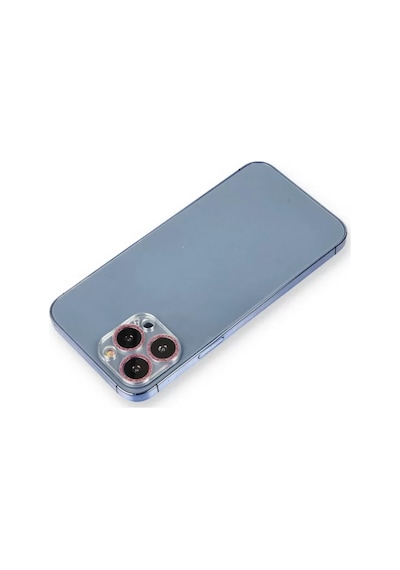 Newface Apple İphone 12 Pro Max Shine Kamera Lens Koruma Cam - Pembe