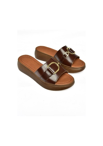 Fox Shoes P291049403 Kahverengi Hakiki Deri Yüksek Tabanlı Günlük Kadın Terlik Kahverengi Fox Shoes P291049403 Kahverengi Hakiki Deri Yüksek Tabanlı Günlük Kadın Terlik Kahverengi