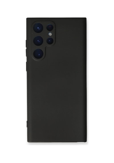 Samsung Galaxy Uyumlu, S24 Ultra Kılıf Nano İçi Kadife Silikon - Siyah