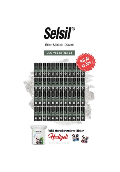 Selsil 200 Ml, 48 Al 41 Öde Etiket Sökücü Ve Rosie Pamuk