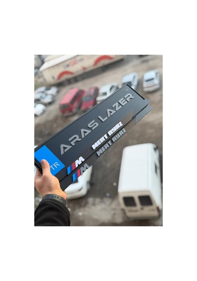 Bmw M Logolu Lüx Mat Pleksi Kabartmalı 3d Plakalık - 827669828