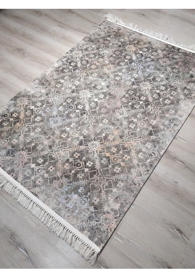Yamalıhome Angel 1395-00 Eskitme Vintage 120X180 Cm Saçaklı Kilim