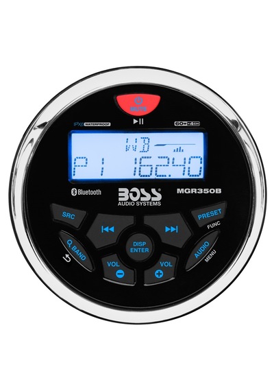 Boss Marin Teyp. Tekne Teyp Radyo. Yuvarlak Bluetooth Mgr350B