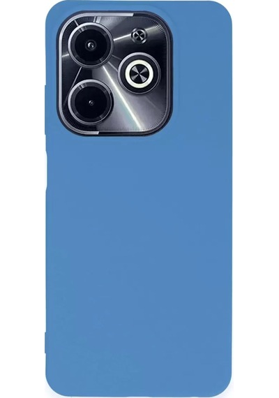 İnfinix Hot 40i Kılıf First Silikon - Mavi -