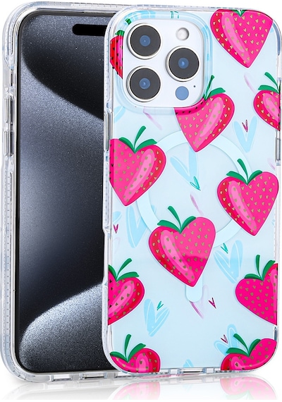 Apple Uyumlu iPhone 12 Pro Kılıf M-safe Şarj Özellikli Zore Stilo Kapak Pembe