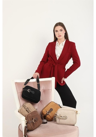 Silver Polo Sp1256-m12 Kadın Çapraz Çanta Siyah Siyah