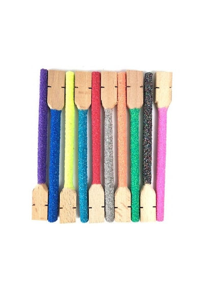 Kumlu Tahta Tünek 30cm