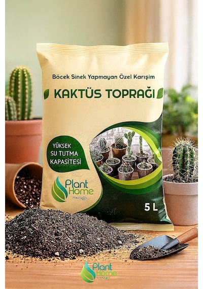 5 Litre Kaktüs Toprağı Böcek Sinek Yapmayan Premium Kalite 1000