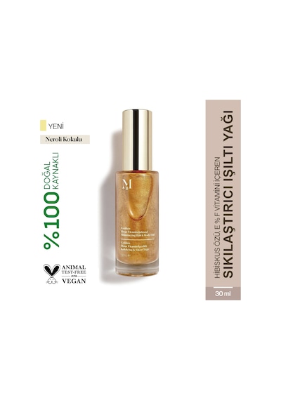 Misbahçe Golden Hour Vitamin İçerikli Işıltılı Saç Ve Vücut Yağı Neroli 30 Ml
