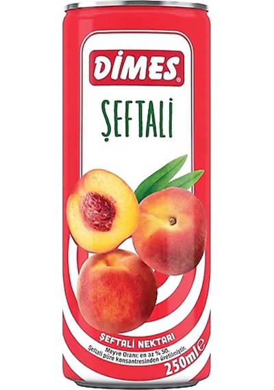 Dimes Meyve Nektarı Şeftali 250 Ml X 12 Adet