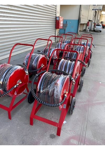 60 Metre Makaralı Hortum Arabası - Makarlı Çıkrık