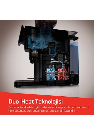 Arzum OK0042 Okka Barista Pro 1400W Duo Heat Teknolojisi Otomatik Espresso Makinesi