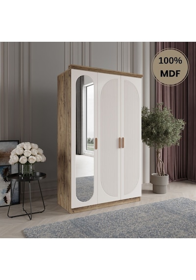 Soho 3 Kapak Mdf Gardırop Aytaşı