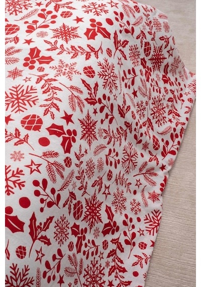 Cotton Collection Kışlık Pazen Tek Kişilik Nevresim Seti Floral Renkli