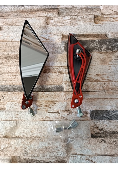 Dikiz Aynası Set Kırmızı 10mm Takım