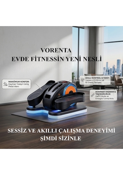 Activesit Rb-eb021 Egzersiz Eliptik Kondisyon Bisikleti,kumandalı El Ayak Ve Kas Çalıştırma Aleti