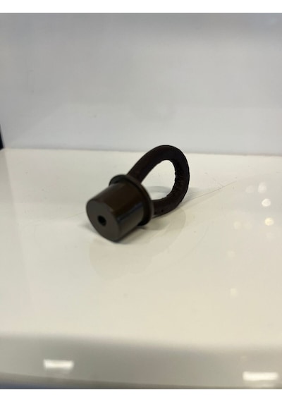 Venüs Metal Düğme Kulp Deri İp Tek Delik Kahverengi Dolap Kapak Modern Tv Ünite Çekmece Mobilya Kahverengi