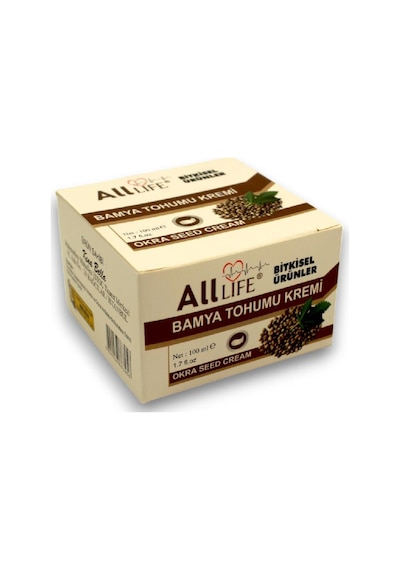 All Life Bamya Tohumu İçerikli Cilt Bakım Kremi 100 ML