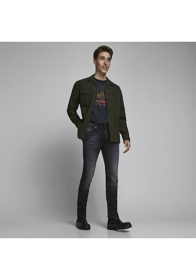Jack & Jones Glenn 557 Slim Fit Jean 12162430 Black Denim Siyah