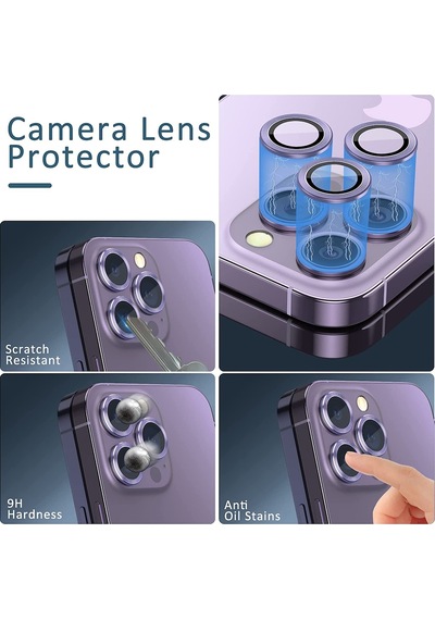 Apple Uyumlu iPhone 14 Pro Max - Kamera Lens Koruyucu Kilif 556417653