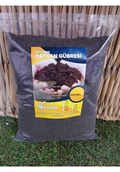 Büyükbaş Hayvan Gübresi 20 Litre Yanmış Elenmiş Gübre Doğal Ahır 0,250