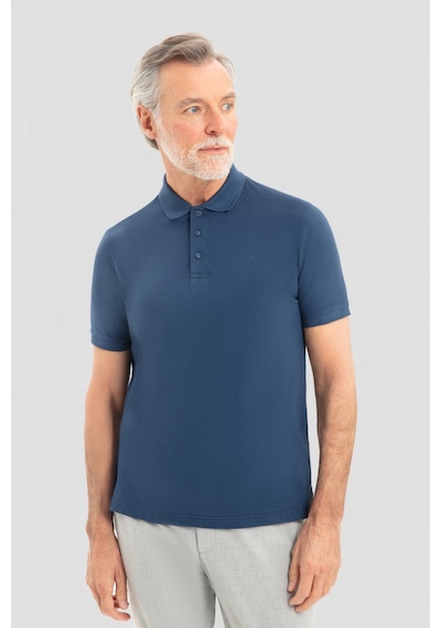 Sabri Özel Erkek İndigo Normal Kesim Regular FitPamuk Örme Düğmeli Polo Yaka Tişört Indigo Sabri Özel Erkek İndigo Normal Kesim Regular FitPamuk Örme Düğmeli Polo Yaka Tişört Indigo