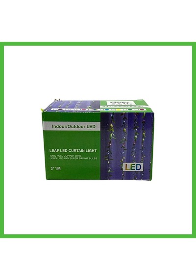 Vaveni 3x1 Yeşil Kutulu Sarmaşık Perde Led Arz