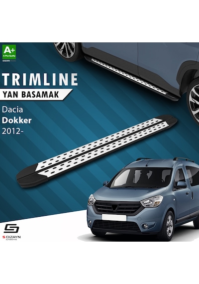 S-dizayn Dacia Dokker Trimline Gri Yan Basamak 207 Cm 2012 Üzeri