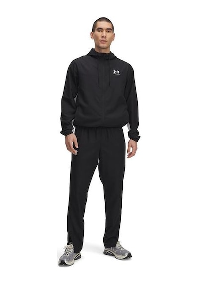 Under Armour Rival Woven Windbreaker Erkek Siyah Eşofman Altı Siyah
