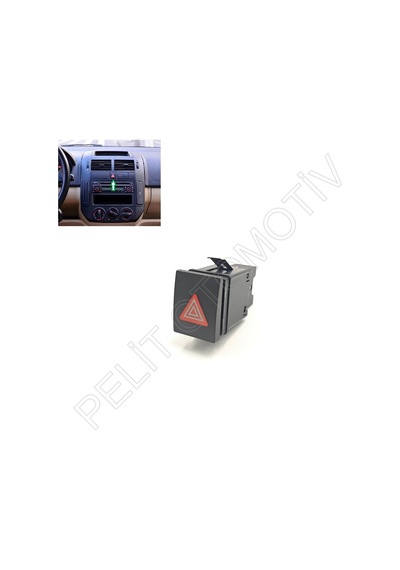 Polo Dörtlü Flaşör Düğme 6q0953235a 2002-2009