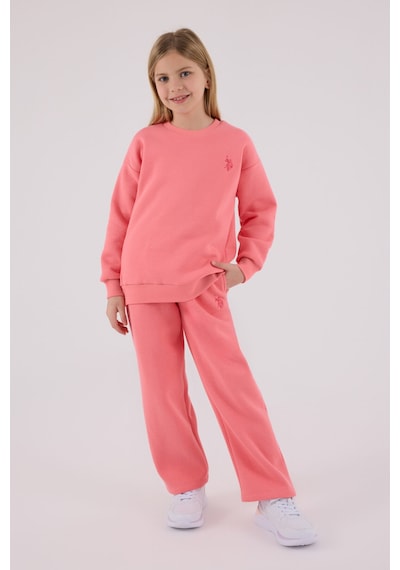 U.S. Polo Assn. U.s. Polo Assn Kız Çocuk Pembe Eşofman Takımı Us2301-c-v1 Pembe