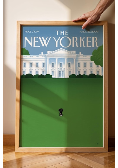 The New Yorker Çerçeveli Tablo April 27 2009