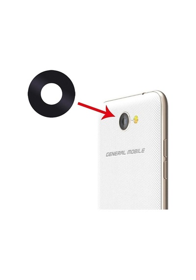 General Mobile Gm8 Kamera Camı Lensi Çok Renkli