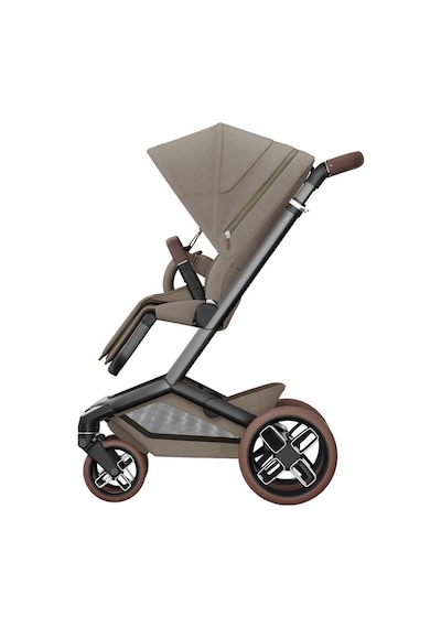 Maxi-Cosi Fame Portbebeli LED Işıklı Entegre Telefon Şarj Üniteli Premium Bebek Arabası Twillic Truffle