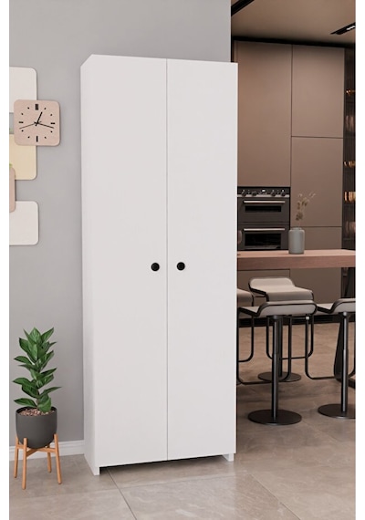 150 Cm 2 Kapaklı 5 Raflı Çok Amaçlı Mutfak Dolabı Kiler Düzenleyici Organizer Ve Erzak Dolabı Beyaz 150 Cm 2 Kapaklı 5 Raflı Çok Amaçlı Mutfak Dolabı Kiler Düzenleyici Organizer Ve Erzak Dolabı Beyaz
