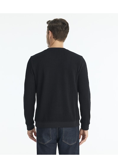Yargıcı Regular Bisiklet Yaka Uzun Kol Sweatshirt 25kesw9006x 001 Siyah