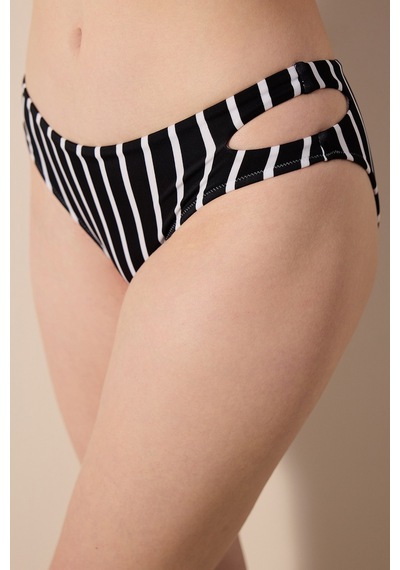 Penti Albany Cut Siyah-beyaz Bikini Altı Plfsjhfı24ıy-sbc