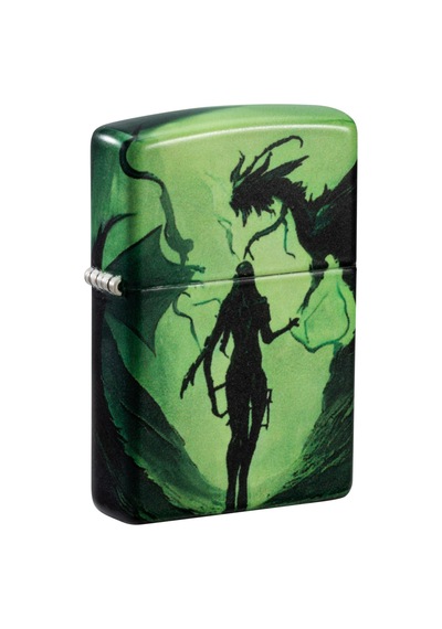 Zippo 49193 Dragon Design Çakmak Çok Renkli