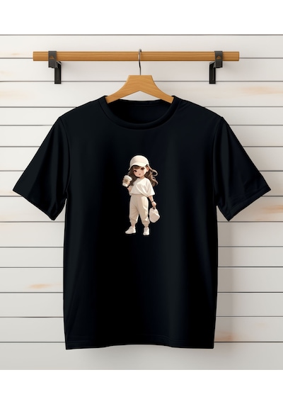 Aselinda Yeni Sezon Cool Aile Kombin Tişört- Trend Tshirt Tekli Üründür Kombin İçin Sepete 2 Adet Ekleyiniz Siyah