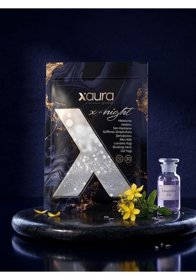 X-aura X-night Transdermal Melatonin Ve Uyku Destek Bandı Kediotu, Sarı Kantaron, Lavanta