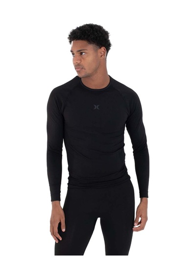 Hurley Hurley Heat Carbon Layer Tee Erkek Siyah Tank Top Blk Siyah