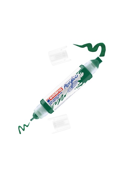 Edding 5400 Akrilik Boyama Markörü 3d Double Liner Yosun Yeşili Çok Renkli