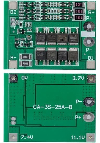 3s 25a Bms Devresi Lityum Batarya Şarj Modülü Bms-24227 5224